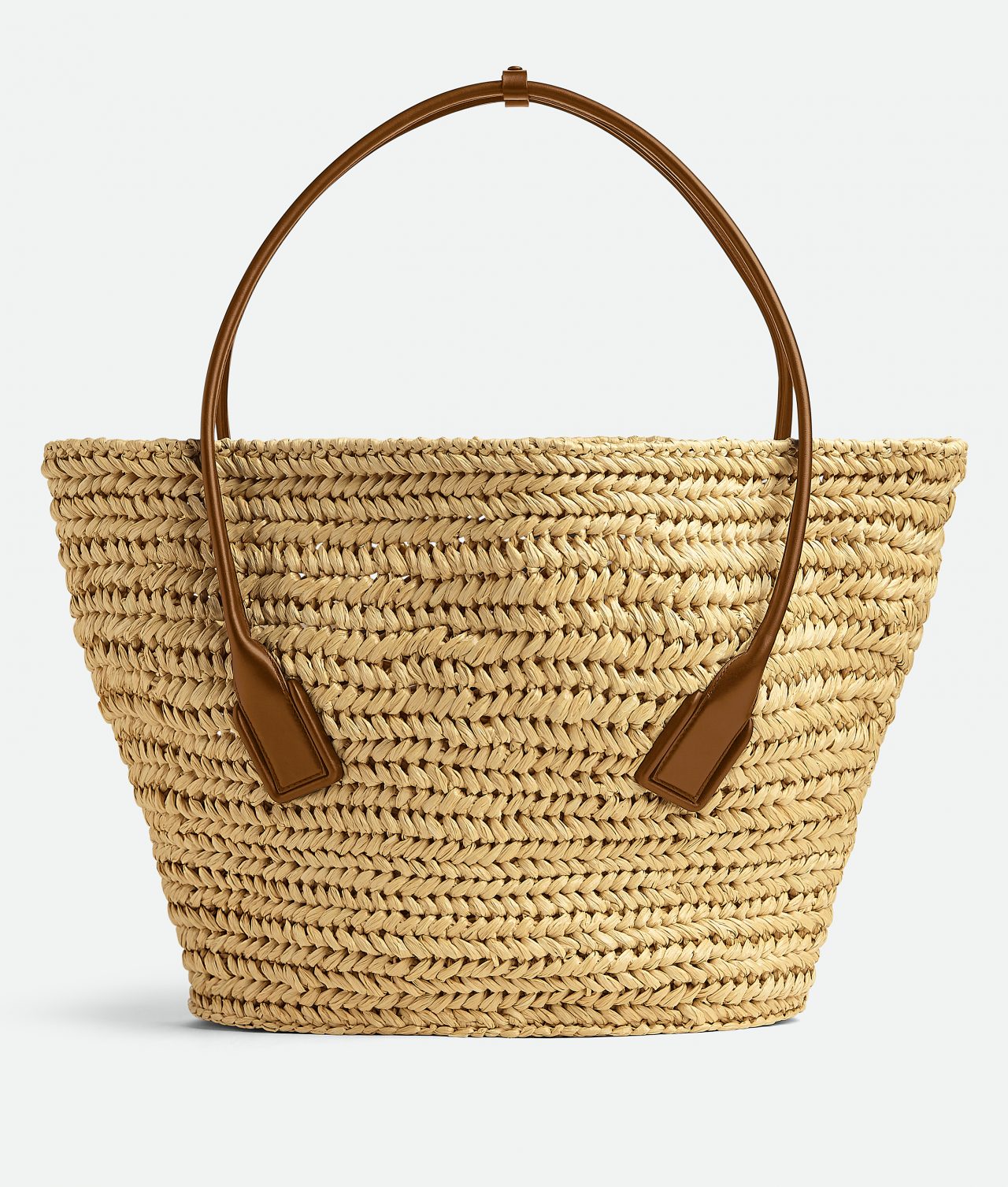 Bottega Veneta - Arco Tote Raphia Natural/Wood - Carla saint-barth